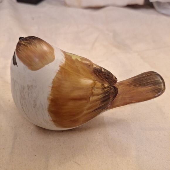 Vintage Studio Art Pottery Maine Chickadee Bird Figurine 2.5" Artist Painted - Picture 3 of 5